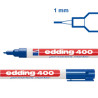 marcatore permanente edding 400 punta conica blu [e-400 003]