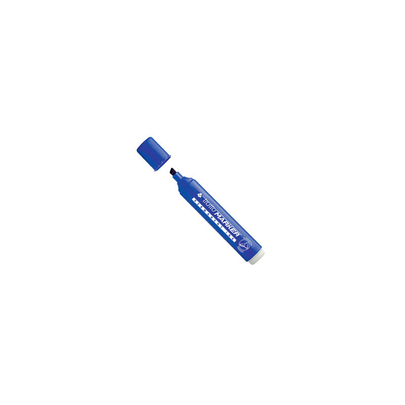 Marcatore tratto marker blu p.scalpello [840101]