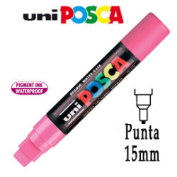 Marcatore uni posca pen pc17k p.scalpello 15mm rosa uni mitsubishi