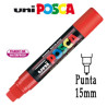 Marcatore uni posca pen pc17k p.scalpello 15mm rosso uni mitsubishi