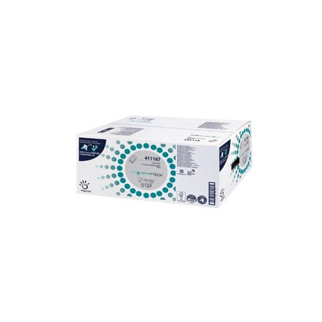 Pacco da 250 asciugamani piegati a v goffrato a onda dissolvetech