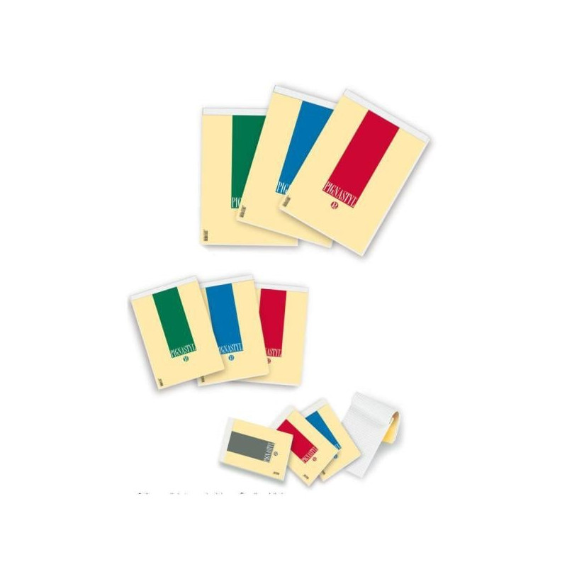 Blocco note pigna 210x297mm 1 rigo 70fg 80gr a4 [02137481r]