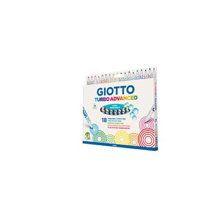 astuccio 18 pennarelli giotto turbo advanced [426200]