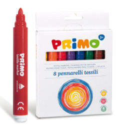 Pennarelli per tessuto astuccio 8 colori [611pentx8]