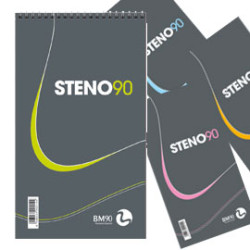 Blocco spiralato steno90 130x225mm 90gr 60fg bm [0100214]