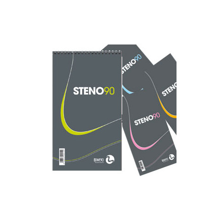 Blocco spiralato steno90 130x225mm 90gr 60fg bm [0100214]