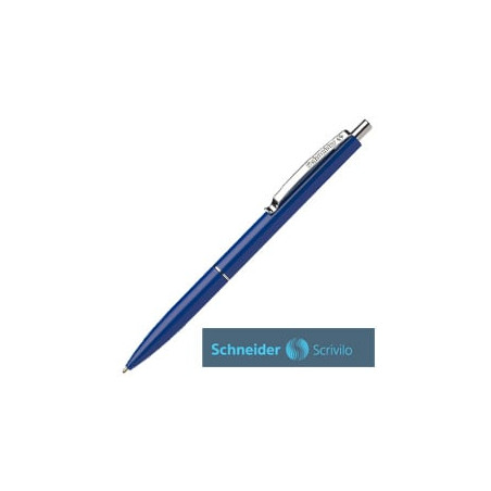 Penna a sfera a scatto k15 punta media blu schneider [p003083]