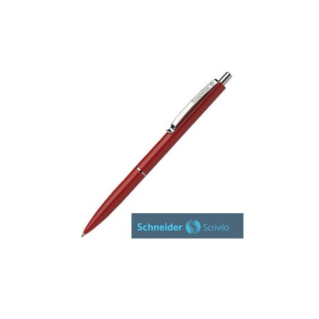 Penna a sfera a scatto k15 punta media rosso schneider [p003082]