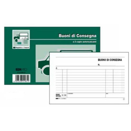Blocco buoni di consegna edipro 50/50 10x17cm ric [e5196c]