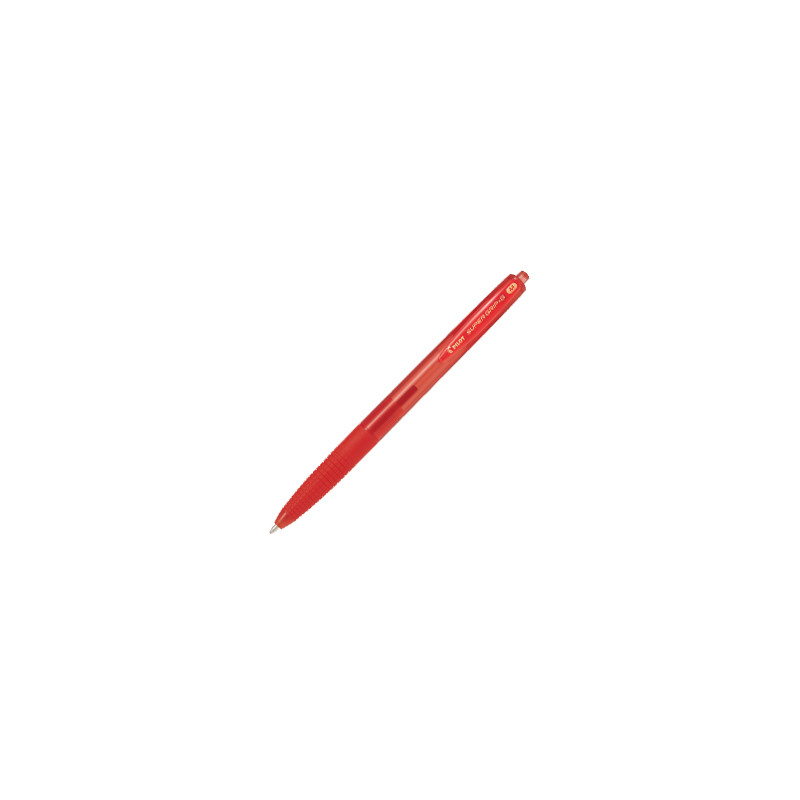Penna sfera supergrip g a scatto rosso punta media 1.00mm pilot [001616]