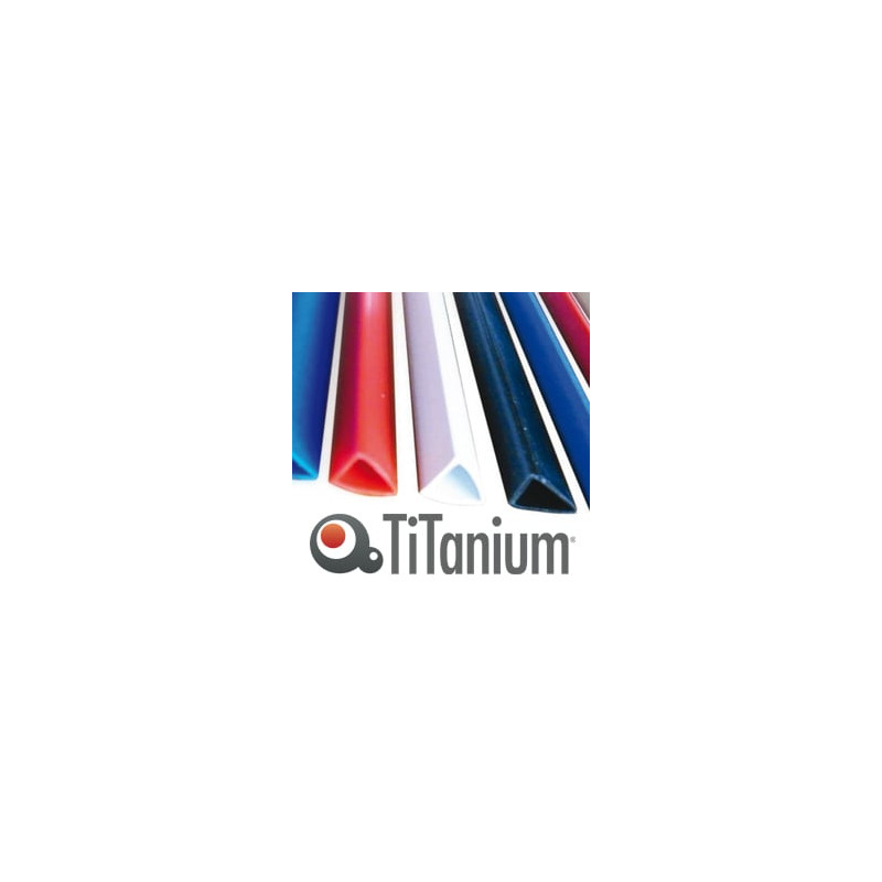 25 dorsi rilegafogli 4mm rossotitanium [dor.ril 4r]