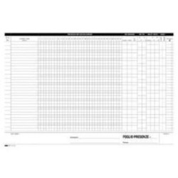 Blocco presenze mensili edipro 50/50 fogli autoricopiante 21x30 [e5149c]