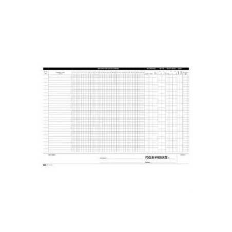 Blocco presenze mensili edipro 50/50 fogli autoricopiante 21x30 [e5149c]