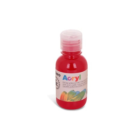 Colore acrilico fine acryl 125ml rosso carminio primo [402ta125310]