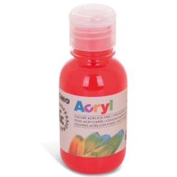 Colore acrilico fine acryl 125ml rosso vermiglione primo [402ta125300]