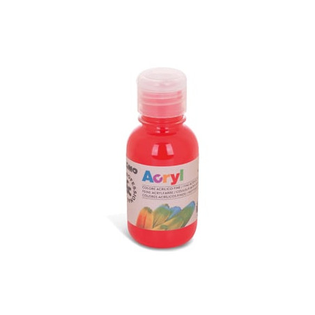 Colore acrilico fine acryl 125ml rosso vermiglione primo [402ta125300]