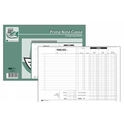 Blocco prima nota cassa edipro 50/50 fogli autoricopiante 14,8x23