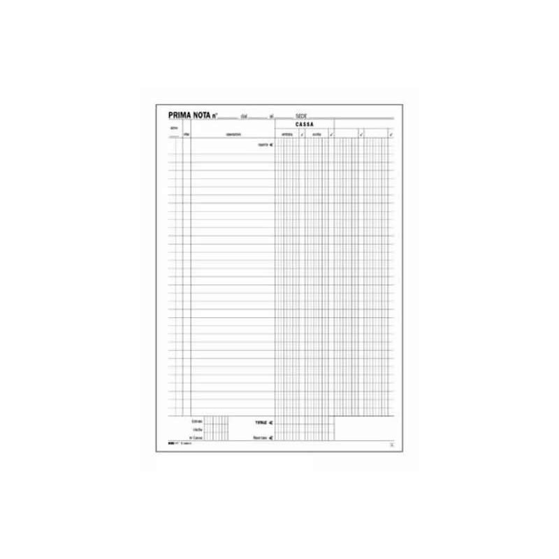 Blocco prima nota cassa edipro 50/50 fogli autoricopiante 31x21 [e5369a]