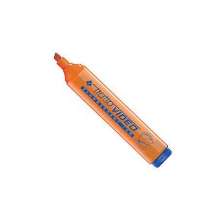 Evidenziatore tratto video arancio [830203]