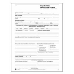 Blocco rapporto di cantiere edipro 50/50 fogli autoricopiante 21x30