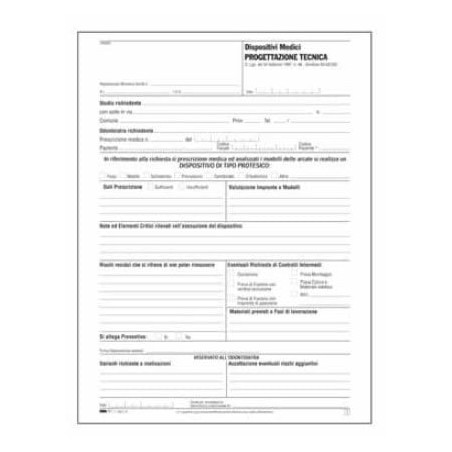 Blocco rapporto di cantiere edipro 50/50 fogli autoricopiante 21x30