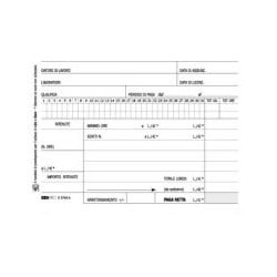 Blocco edipro retribuzioni domestici 24x15cm 25 fogli 3 copie ric.