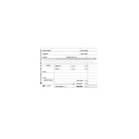 blocco edipro retribuzioni domestici 24x15cm 25 fogli 3 copie ric.