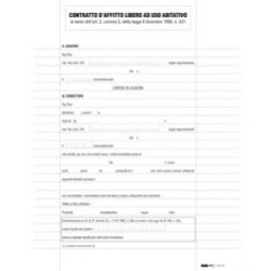 Fascicolo contratto di locazione libero edipro 29,7x21 [e5513n]