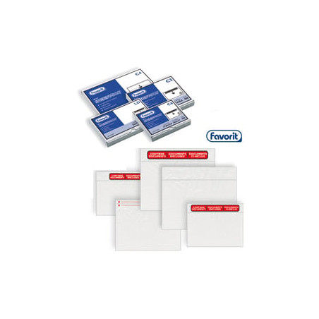 1000 buste adesive speedy doc c5 230x165mm con stampa "contiene