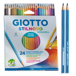 Astuccio 24 pastelli stilnovo acquarell giotto [255800]