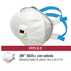 Scatola 5 mascherine 8825+ premium ffp2 con valvola [5500]