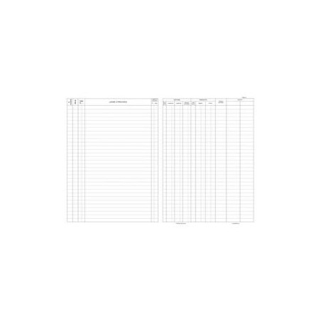 Registro edipro contabilita' dei lavori 31x21cm 47 pagine numerate