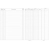 Registro edipro contabilita' dei lavori 31x21cm 47 pagine numerate