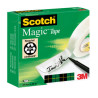 Nastro adesivo scotch magic 810-2566 25mmx66mt invisibile permanente