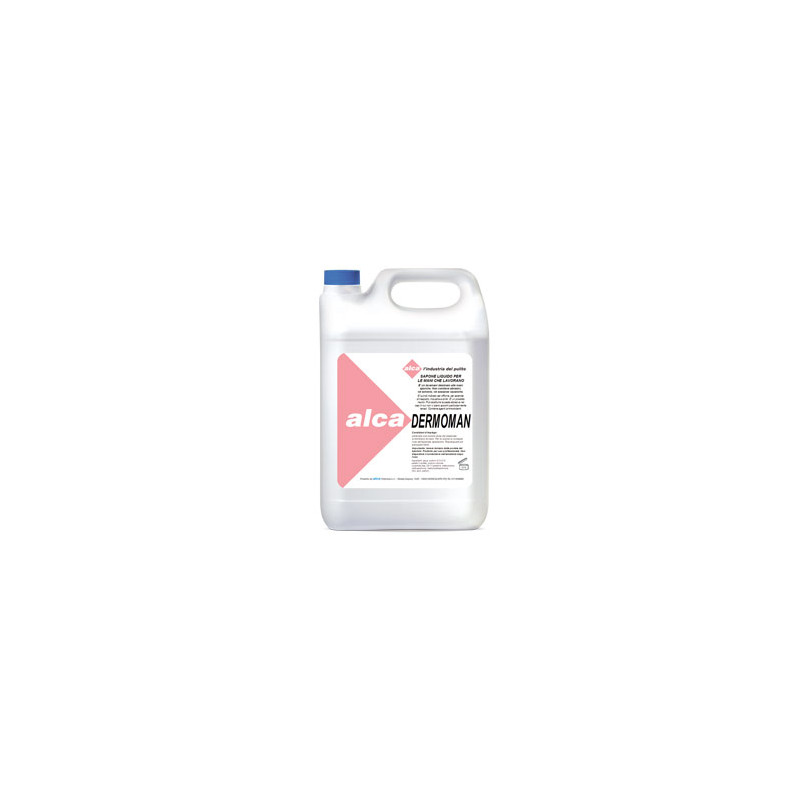 Sapone liquido 5lt per sporco medio dermoman alca [alc578]