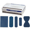 Cerotti assortiti 5 formati - blu - 100 pz. - pvs [cer049]