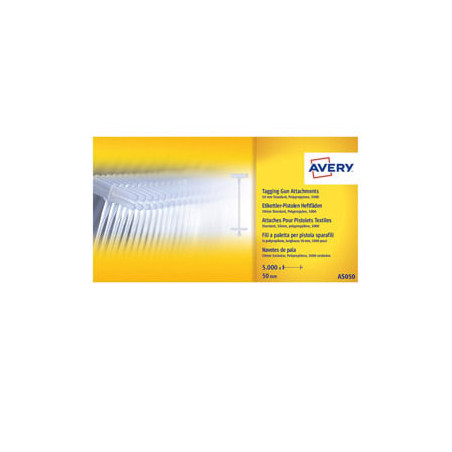 Scatola 5000 fili standard in pp 40mm per sparafili avery [as040]