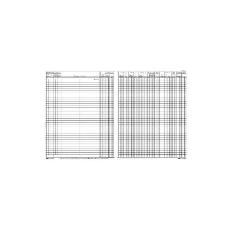 Registro edipro iva acquisti 22 pagine numerate 31x24,5cm [e2116n]