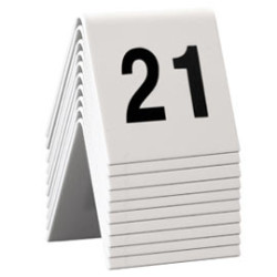 Set da 21 a 30 numeri per i tavoli securit [tn-21-30]