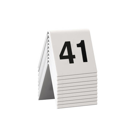 Set da 41 a 50 numeri per i tavoli securit [tn-41-50]