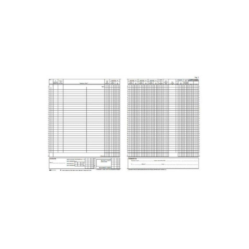 Registro edipro iva fatture 31x24,5 22 pagine [e2133]
