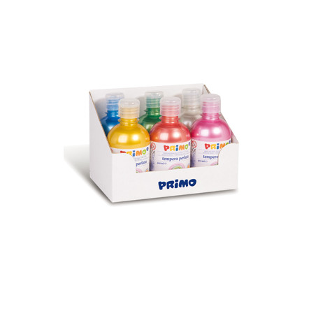 Tempere perlata 300 ml 6 pz colori assortiti primo [234tp6ass]