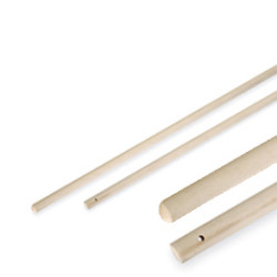 Manico legno 140cm con foro in factory [0037a]