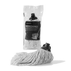 Mop in cotone 240gr bianco moccioso perfetto [0027d]