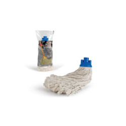 Mop in cotone 280gr bianco in factory [0024f]
