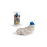 Mop in cotone 280gr bianco in factory [0024f]