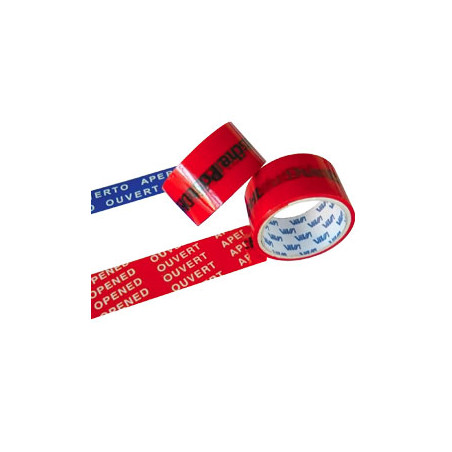 Nastro antieffrazione rosso 50mmx50mt viva [1349]