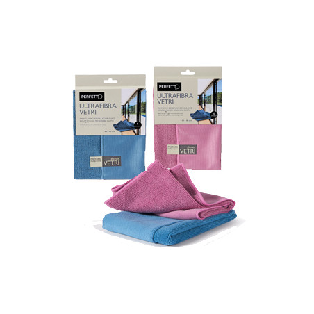 Panno microfibra 40x40cm ultrafibra vetri perfetto [0319a]