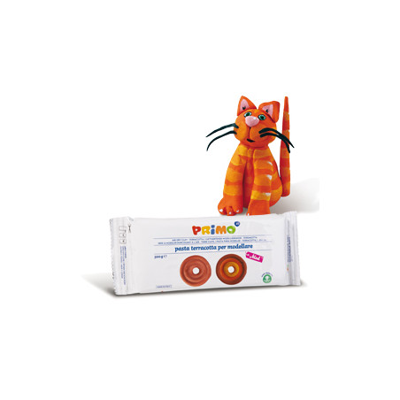 Pasta da modellare - terracotta - 500g - primo [286mod500t]