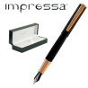 Penna stilografica impressa? nero-rosegold punta m monteverde